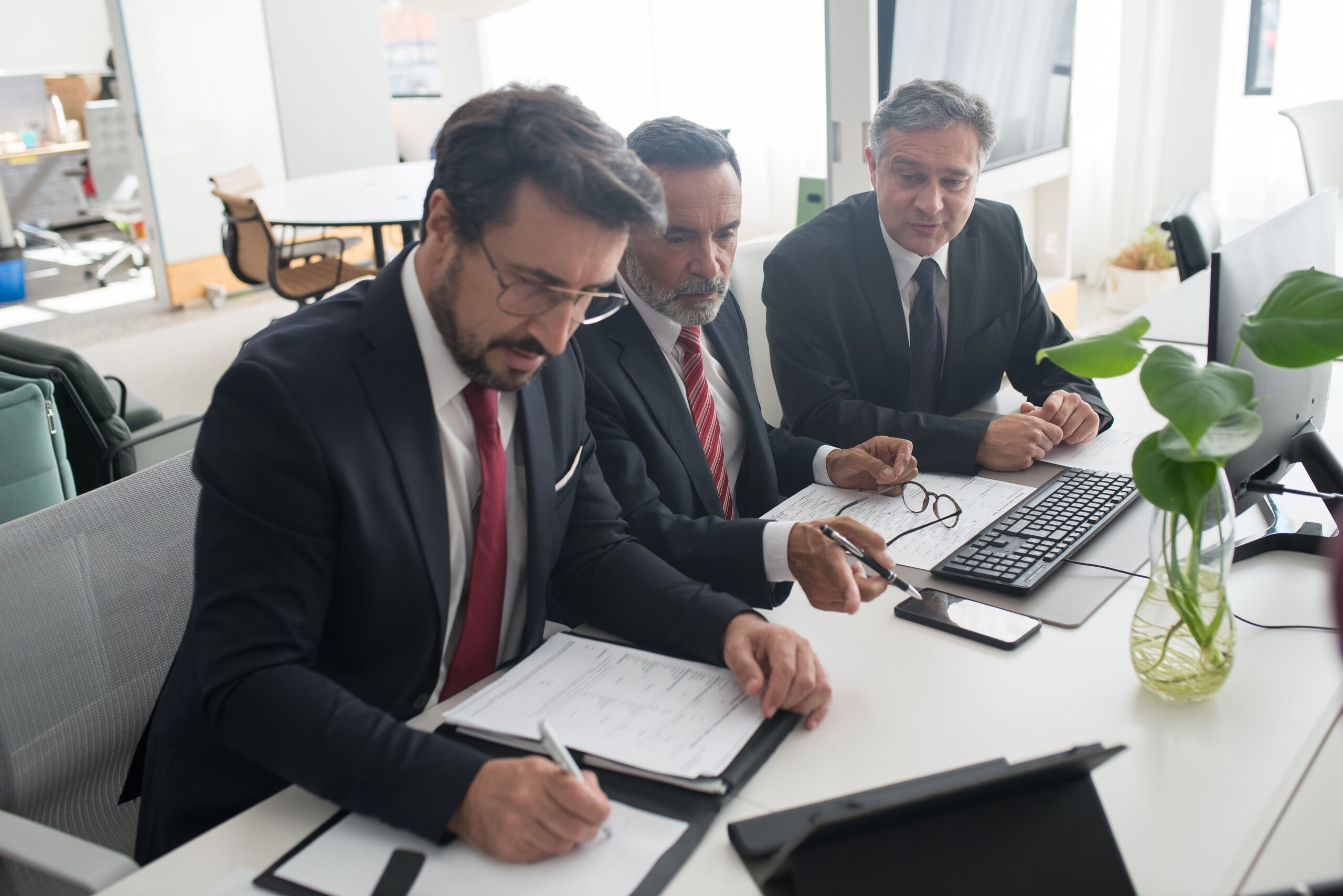 Colloquio di valutazione su una pratica assicurativa